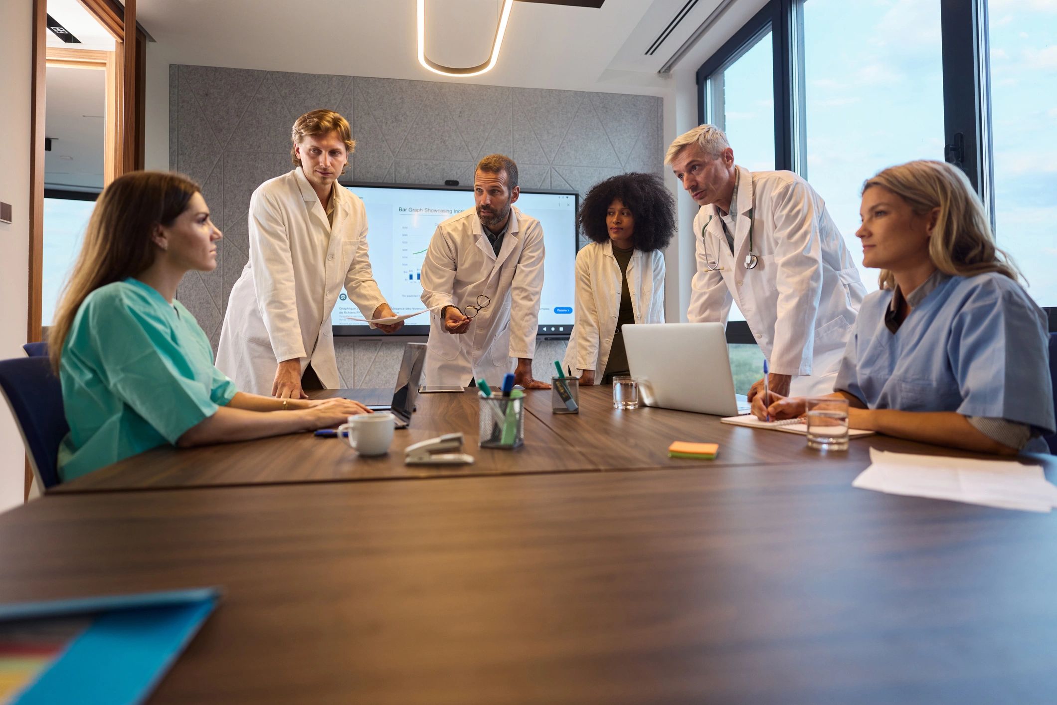 Professional healthcare meeting